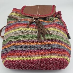 THE SAK Multicolor Crochet Backpack